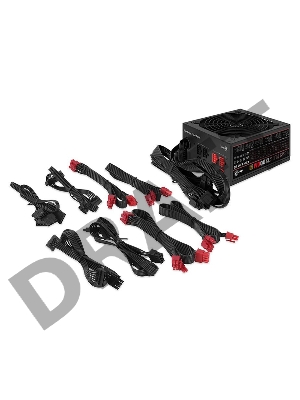 Блок питания Aerocool ATX 1200W KCAS PLUS 1200GM V2 (24+8+4+4pin) APFC 140mm fan 10xSATA Cab Manag RTL