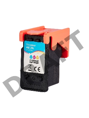 Струйный картридж Sakura 3728C001 (461XL Color) для Canon, триколор, 15 мл., 400 к.