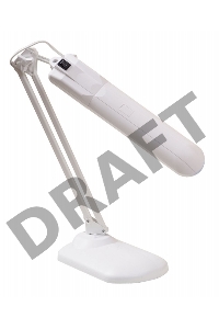 Светильник настольный Трансвит Delta1U/Wh на подставке G23 люминесцентный белый 11Вт