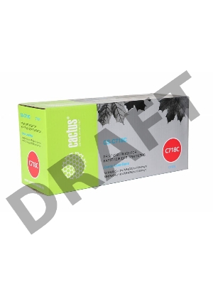 Картридж Cactus CS-C718С для принтеров Canon LBP-7200, голубой, 2900стр.