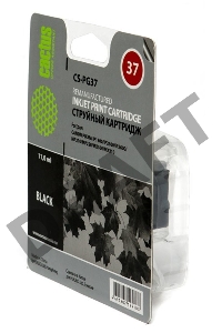 Картридж струйный Cactus CS-PG37 черный для Canon Pixma iP1800/iP2500/iP2600 (9ml)