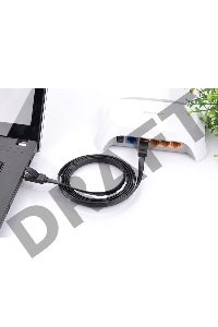 Патч-корд Greenconnect PROF плоский прямой 7.5m, UTP медь кат.6, черный, позолоченные контакты, 30 AWG, GCR-LNC616-7.5m, ethernet high speed 10 Гбит/с, RJ45, T568B Greenconnect Патч-корд PROF плоский прямой 7.5m, UTP медь кат.6, черный, позолоченные конта