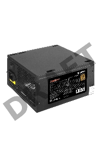 Блок питания 500W ExeGate 500PPH-OEM, 80+Bronze, ATX, black, APFC, 12cm, 24p, (4+4)p, 5*SATA, 3*IDE