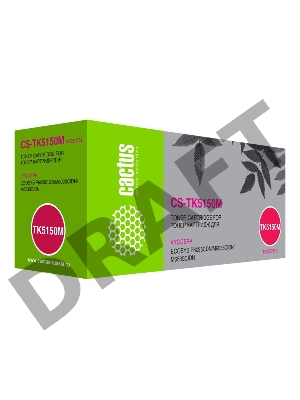 Картридж лазерный Cactus CS-TK5150M пурпурный (10000стр.) для Kyocera Ecosys M6035cidn/P6035cdn