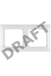 Рамка Valena - Белая - двухместная Legrand 774452