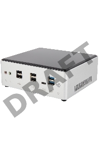 Персональный компьютер NERPA BALTIC mini I512  Intel Core i5 10210U(1.6Ghz)/16384Mb/512SSDGb/noDVD/BT/WiFi/war 3y/black/silver/noOS + GLAN, VESA, noKbd&m