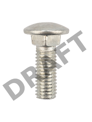Болт мебельный KRANZ DIN 603, 10х30, пакет (10шт.)