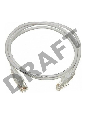 Кабель Патч-корд Lanmaster UTP TWT-45-45-1.5/6-GY вилка RJ-45-вилка RJ-45 кат.6 1.5м серый ПВХ (уп.:1шт)