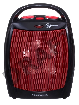 Тепловентилятор Starwind SHV2001 1600Вт черный/красный