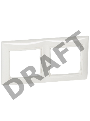 Рамка Valena - Белая - двухместная Legrand 774452