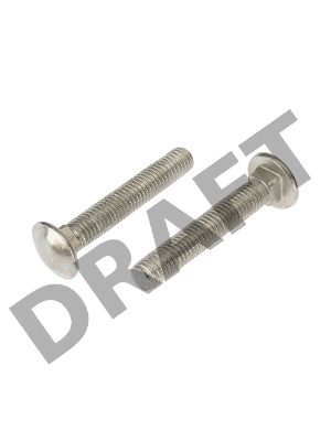 Болт мебельный KRANZ DIN 603, 10х50, пакет (2шт.)