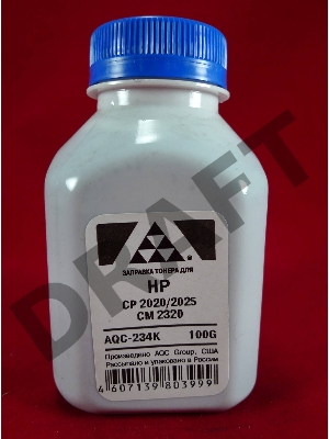 Тонер HP CP2020/2025/CM2320 Black, (фл.100г.) AQC фас. Россия