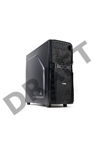 Корпус Zalman Z1 <Middle Tower, ATX,micro-ATX, без БП, размеры 199(Ш)х432(В)х457(Г)мм, черный, 5.25 х2 (внешний), 3.5х4 и 2.5х1 (внутренние), 120мм вентиляторы спереди и сзади, USB 3.0. и 2.0>