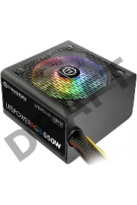 Блок питания Thermaltake Litepower RGB 550W (PS-LTP-0550NHSANE-1) v2.3, A.PFC, 80 Plus , Fan 12 cm, Retail