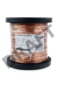 Акустический кабель Cablexpert CC-TC2x0,75-50M, прозрачный,  50 м, на катушке