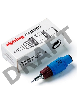 Пишущий элемент для изографа Rotring S0202350 S0218400 0.4мм