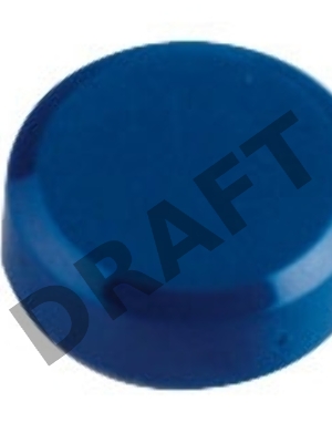 Магнит для досок Hebel Maul 6176135 синий d=20мм круглый