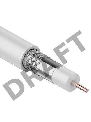 [Кабель] Proconnect (01-2251) Кабель RG-6U, (32%), 75 Ом, 100м., белый LIGHT