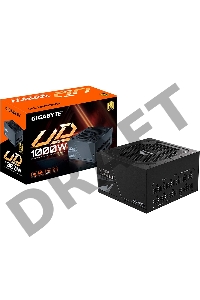 Блок питания Gigabyte ATX 1000W GP-UD1000GM 80+ gold (24+4+4pin) APFC 120mm fan 8xSATA Cab Manag RTL