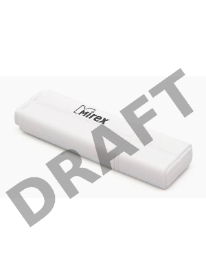 Флеш Диск 4GB Mirex Line, USB 2.0, Белый