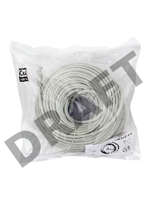 Патч-корд медный UTP Cablexpert PP10-50M кат.5e, 50м, литой, многожильный (серый)