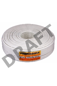 [Кабель] Proconnect (01-2251) Кабель RG-6U, (32%), 75 Ом, 100м., белый LIGHT