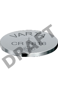 Батарейка Varta ELECTRONICS CR1616 BL1 Lithium 3V (6616) (1/10/100)