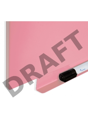 Демонстрационная доска Rocada SkinColour 6421R-3015 магнитно-маркерная лак 100x150см розовый