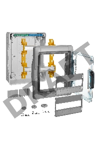 Влагозащищенный щиток IP65 2х12 мод. с шинами N+PE