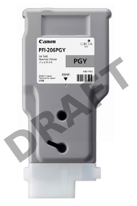 Картридж струйный Canon PFI-206 PGY фото серый для iPF6400/6450 (5313B001)
