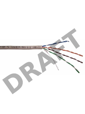 Кабель информационный Lanmaster TWT-5EUTP-LSZH кат.5е U/UTP не экранированный 4X2X24AWG LSZH внутренний 305м белый