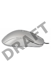 Мышь Oklick 155M серебристый оптическая (1600dpi) USB (3but)