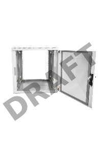 Шкаф телекоммуникационный настенный разборный 9U (600 × 520), съемные стенки, дверь стекло