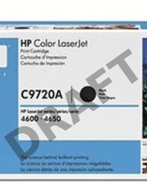 Тонер-картридж HP C9720A черный для Color LJ4600 Series, Black 9000стр.