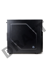 Корпус Zalman Z1 <Middle Tower, ATX,micro-ATX, без БП, размеры 199(Ш)х432(В)х457(Г)мм, черный, 5.25 х2 (внешний), 3.5х4 и 2.5х1 (внутренние), 120мм вентиляторы спереди и сзади, USB 3.0. и 2.0>