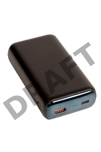 Внешний аккумулятор HOCO Q1A Kraft быстрая зарядка QC3.0, PD20, USB-A 22,5W (20000mAh), черный