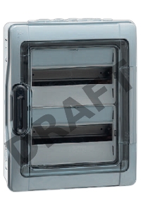 Влагозащищенный щиток IP65 2х12 мод. с шинами N+PE