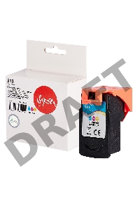 Струйный картридж Sakura 2971B007 (513 Color) для Canon, триколор, 15 мл., 400 к.