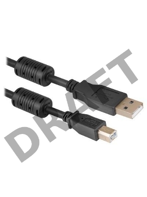 Кабель Defender USB04-10 PRO Кабель USB 2.0  для соед. 3.0м AM/BM , зол.конт, 2фер.фил.  (87431)