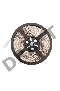 LED лента силикон, 10 мм, IP65, SMD 5050, 60 LED/m, 12 V, цвет свечения желтый