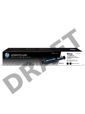 Заправочный комплект тонера 103AD HP Neverstop Laser 1000a/1000w/1200a/1200w, 2X2,5К W1103AD