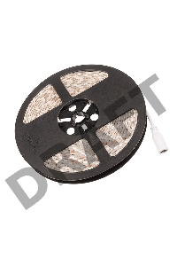 LED лента силикон, 10 мм, IP65, SMD 5050, 60 LED/m, 12 V, цвет свечения желтый