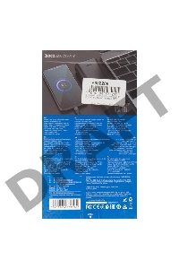 Внешний аккумулятор HOCO Q1A Kraft быстрая зарядка QC3.0, PD20, USB-A 22,5W (20000mAh), черный