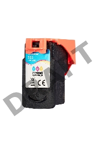 Струйный картридж Sakura 2972B007 (511 Color) для Canon, триколор, 9 мл., 250 к.