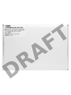 HDMI удлинитель по витой паре RJ-45(8P-8C) кат. 5е/6, передатчик+приемник  REXANT