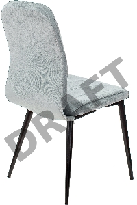 Стул для кухни Бюрократ KF-3_2 комплект 2шт серо-голубой Light 28 металл черный на ножках (KF-3/LT28_2)