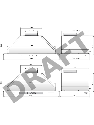 Вытяжка встраиваемая Elikor 52Н-1000-Э4Д Врезной блок нержавеющая сталь управление: кнопочное (1 мотор) Вытяжка встраиваемая Elikor 52Н-1000-Э4Д Врезной блок нержавеющая сталь управление: кнопочное (1 мотор)