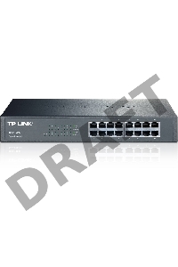 Коммутатор TP-Link SMB TL-SG1016D неуправляемый настольный/19U 16x10/100/1000BASE-T