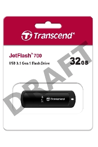 Флеш Диск Transcend 32Gb Jetflash 700 TS32GJF700 USB3.0 черный