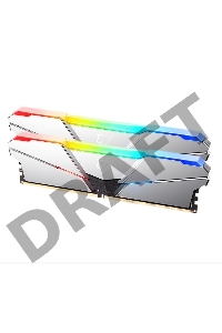 Модуль памяти DDR 5 DIMM 32Gb (16Gbx2), 4800Mhz, Netac NTSRD5P48DP-32S, RGB, CL40, Silver